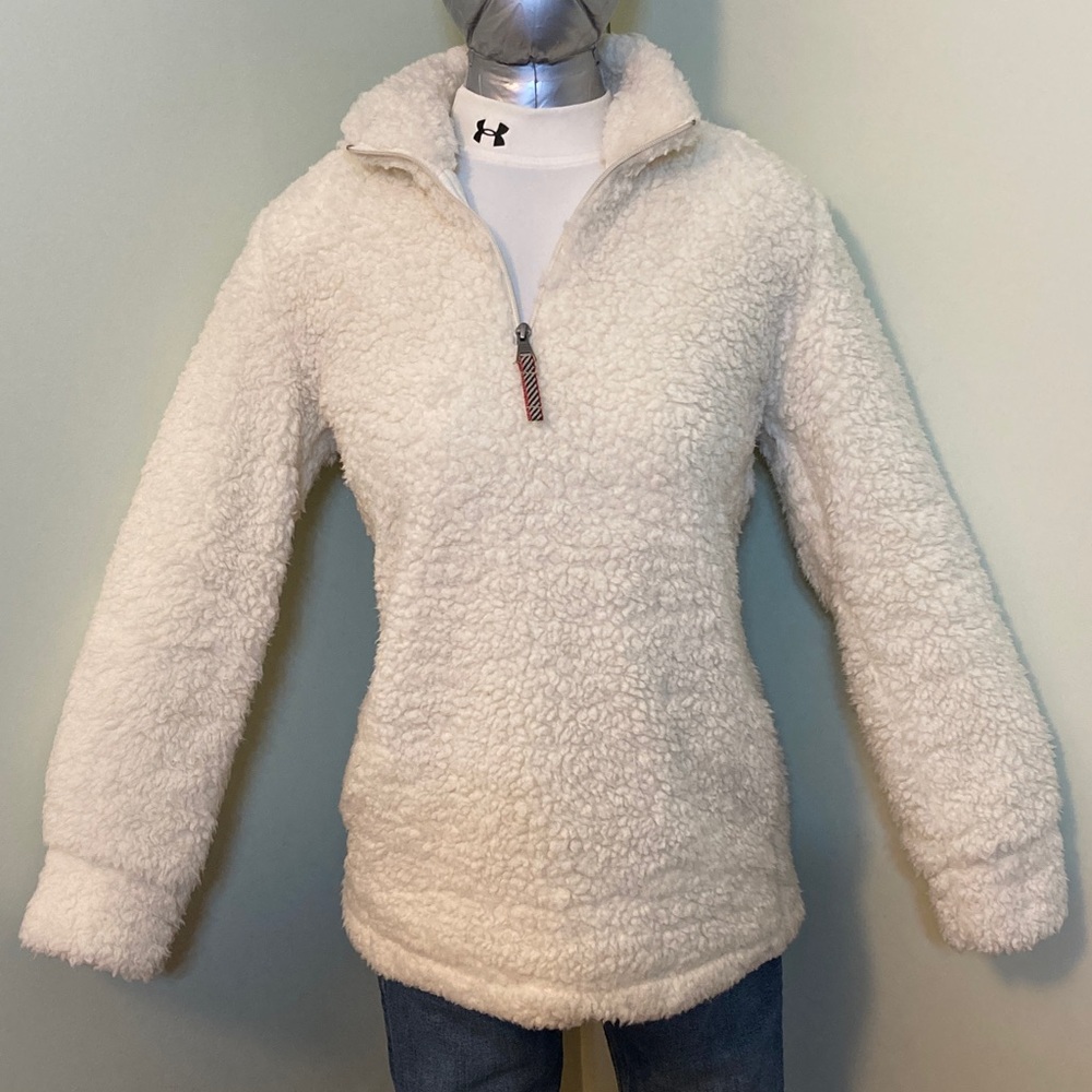 Weatherproof-Brand Women's White Teddy Pullover